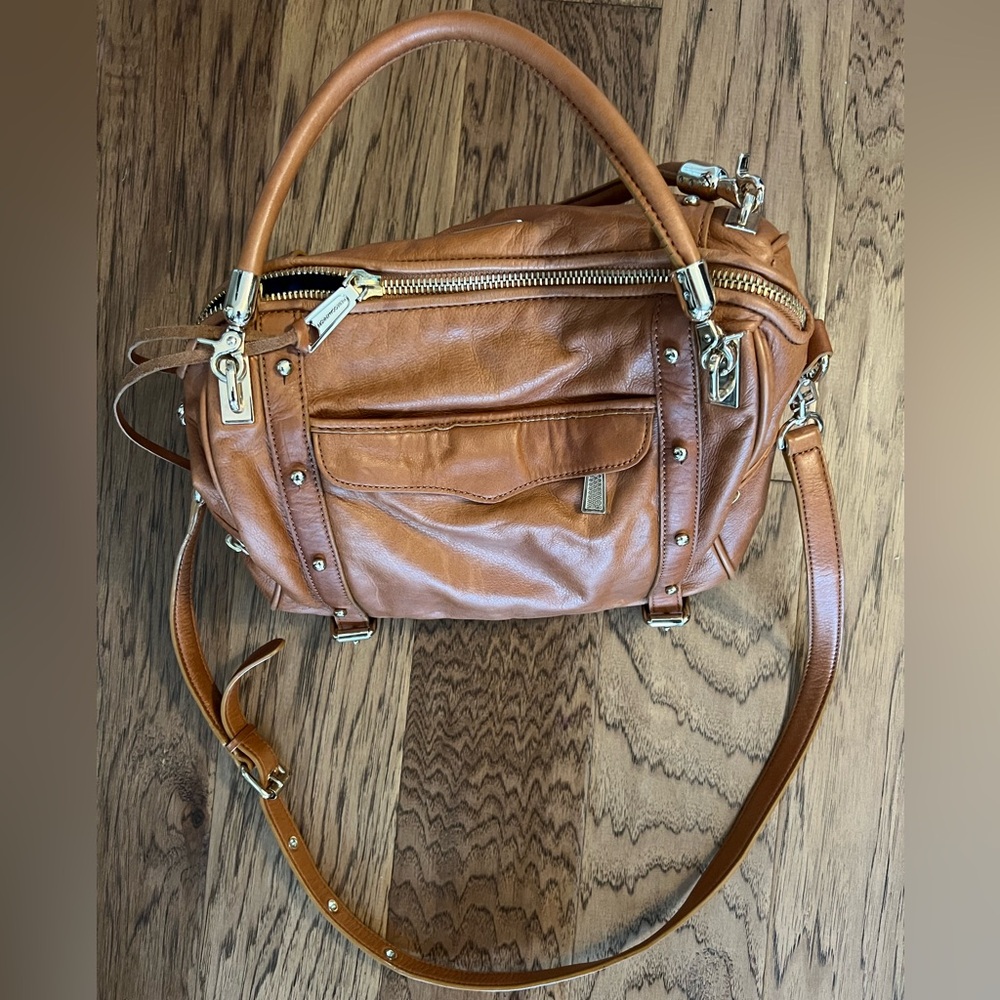 Rebecca Minkoff cupid satchel tan bag - Picture 13 of 16